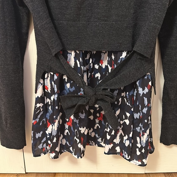 CLUB MONACO Azamik Layered Wool Long-Sleeve Sweater size medium - Picture 7 of 7